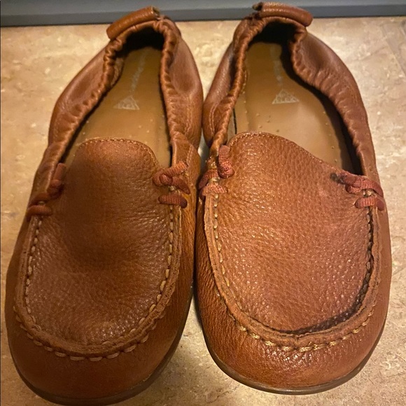 Hush Puppies Shoes - Hush Puppies brown leather loafers, size 10